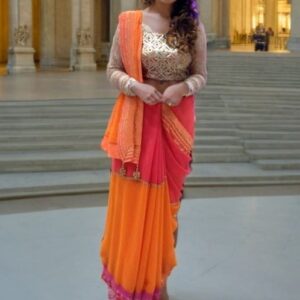 Elegant Silk Saree with Traditional Zari Work