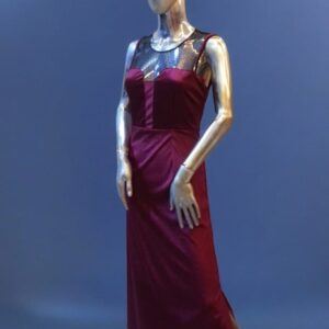 Wine Sheath maxi dress